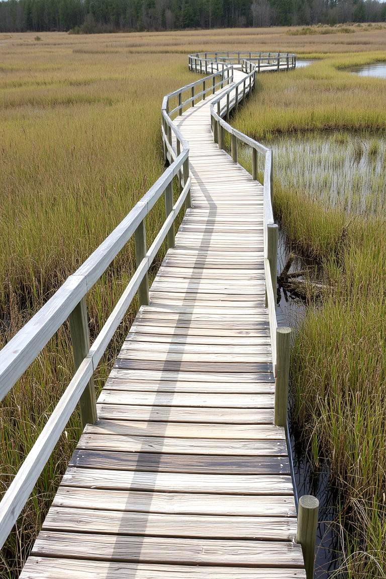 Elevated Walkway Through Wetlands - 24 Elevated Walkway Ideas