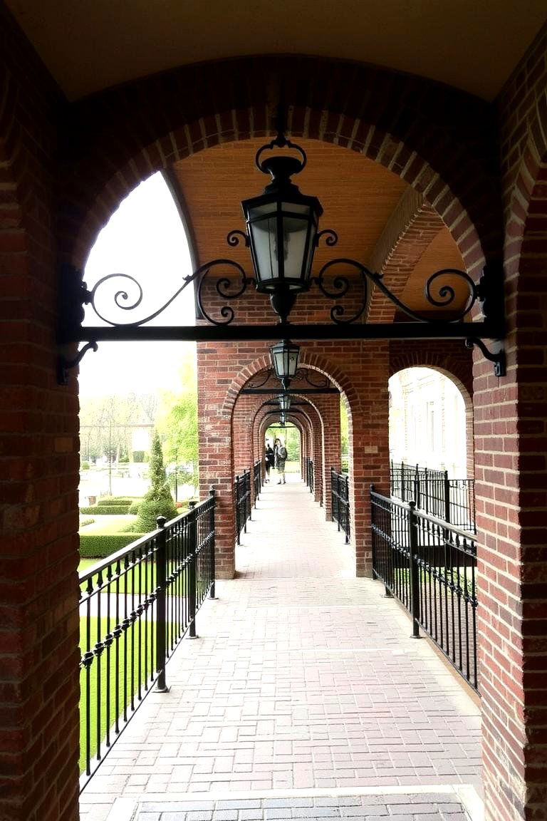 Elevated Walkway with Historical Architecture Style - 24 Elevated Walkway Ideas