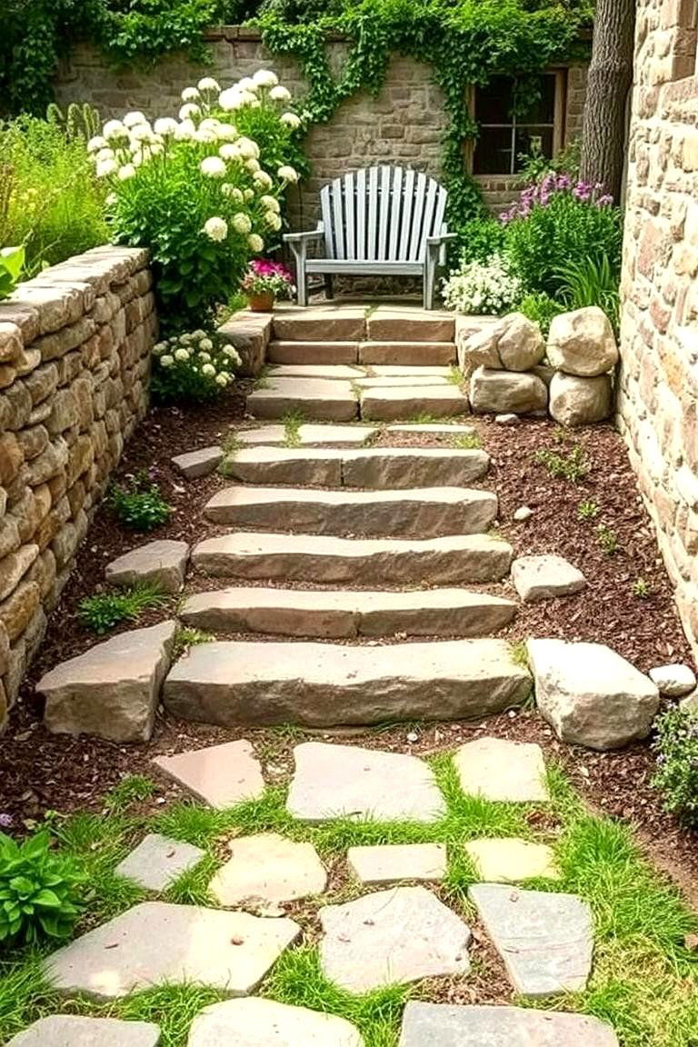 Elevating Your Outdoor Design - 24 Flagstone Steps