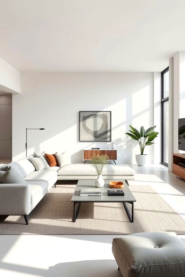 Embrace Minimalist Furniture - 24 Apartment Decorating Ideas