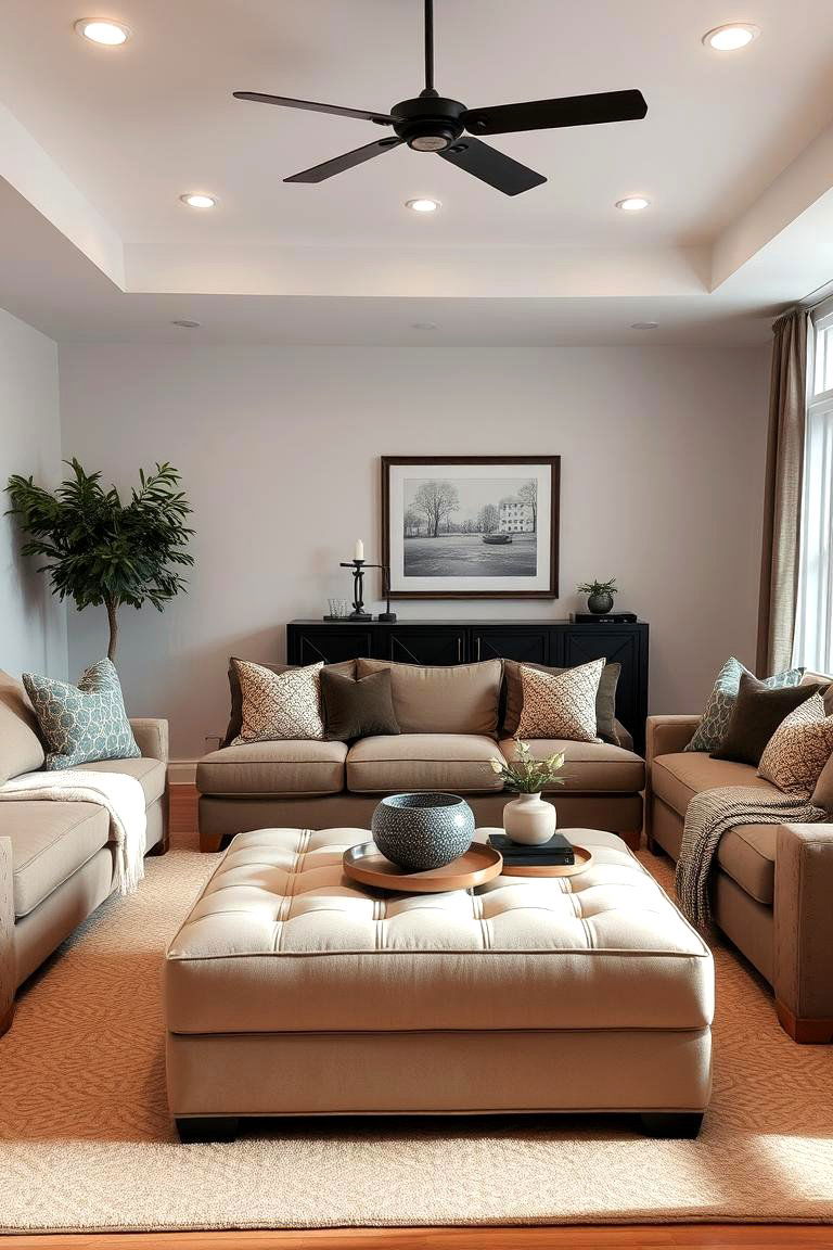 Embrace Multi Functional Design Elements - 24 Large Living Room Ideas