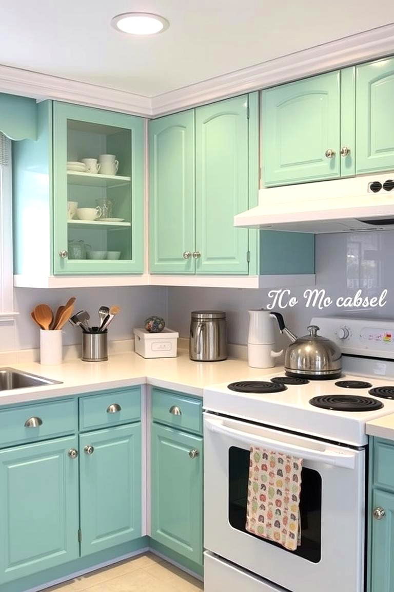 Embrace Pastel Power - 24 Retro Kitchen Ideas