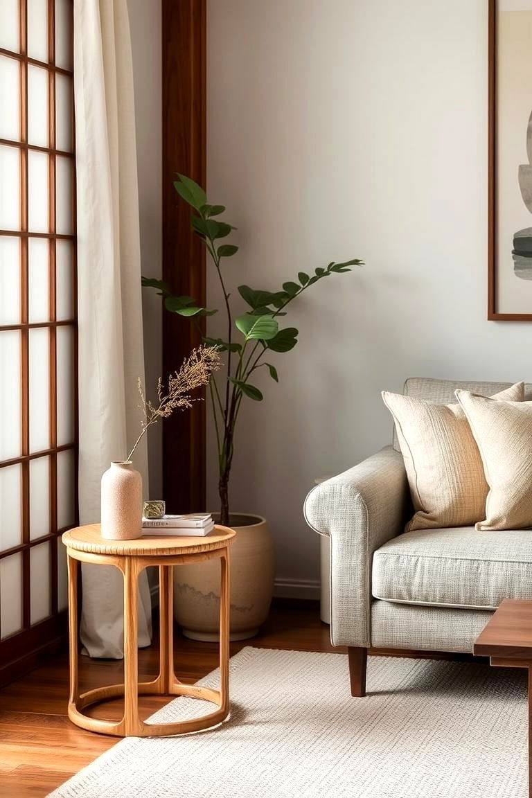 Embrace Wabi Sabi Imperfection - 24 Japandi Living Room Ideas
