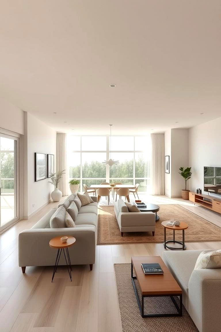 Embrace an Open Concept Flow - 24 Large Living Room Ideas