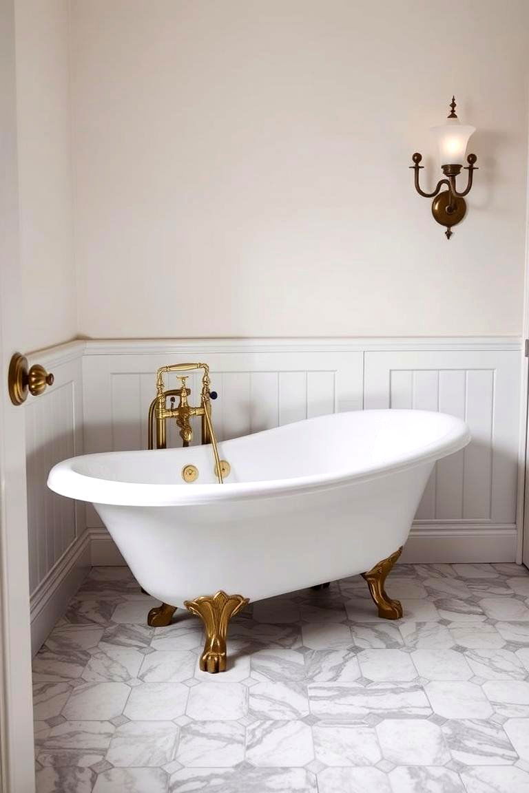 Embrace the Classic Clawfoot Tub - 24 Vintage Bathroom Ideas