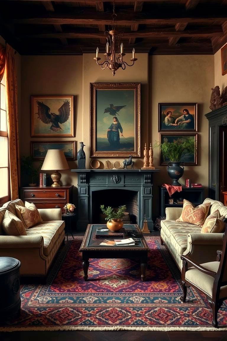 Embracing Colonial History with Unique Decor - 24 Colonial Living Room Ideas