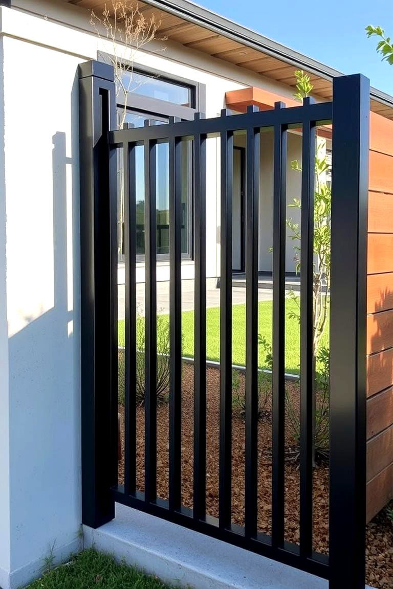 Embracing Design Flexibility with Varied Styles - 24 Metal and Wood Fence
