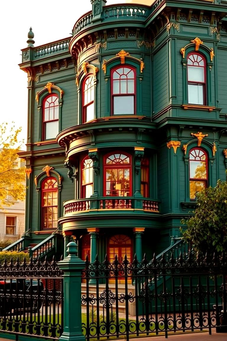 Emerald Green Luxury - 24 Green Exterior House Paint Ideas