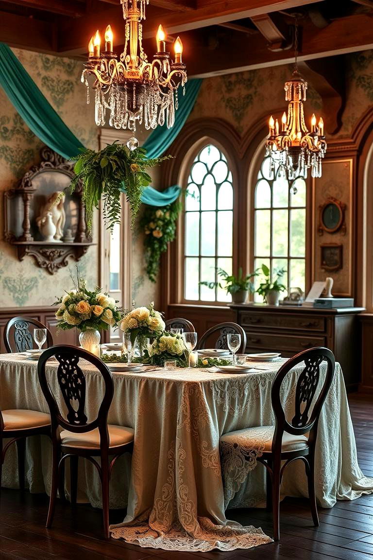 Emerald Green Vintage Accents - 24 Emerald Green Wedding Ideas