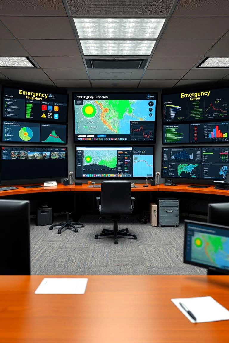 Emergency Preparedness Command Center - 24 Command Center Ideas