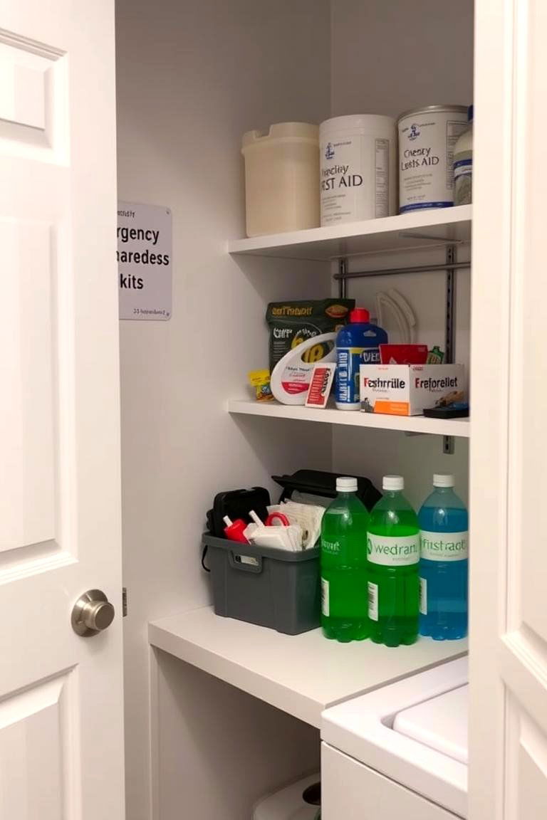 Emergency Preparedness Kit Storage - 24 Utility Room Ideas