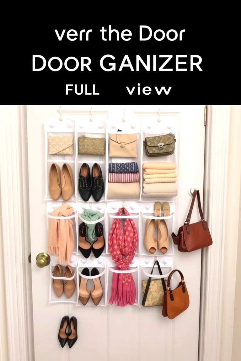 Employ Over the Door Organizers - 24 Small Dressing Room Ideas