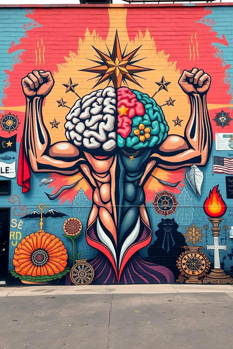 Empowered Mind and Body - 24 Gym Murals