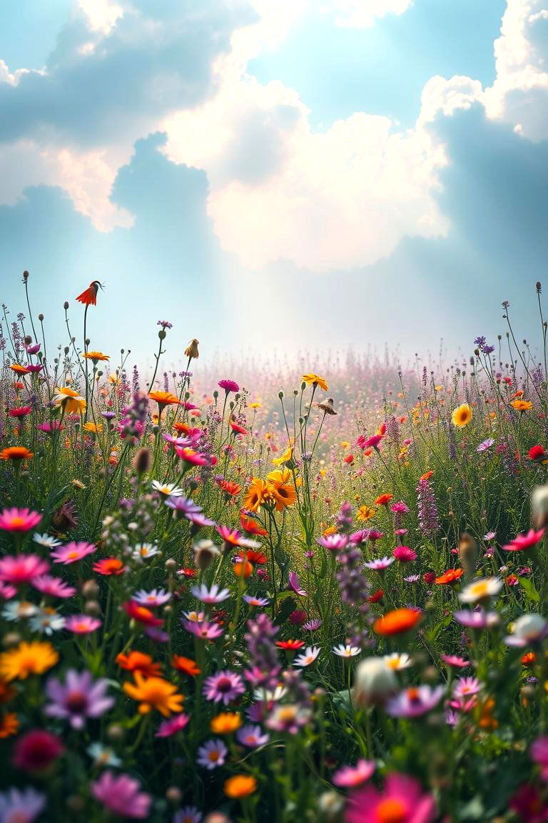 Enchanted Field of Flowers - 24 Wildflower Garden Ideas