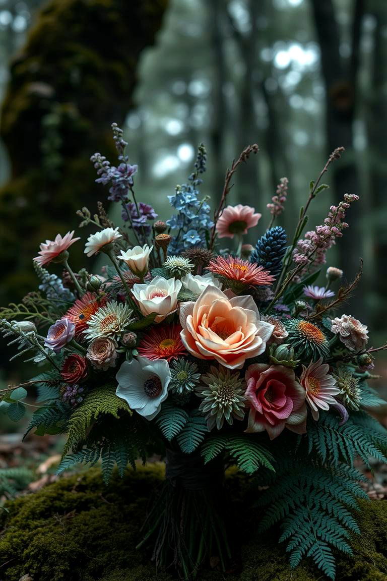 Enchanted Forest Bouquet - 24 Wedding Bouquet Ideas