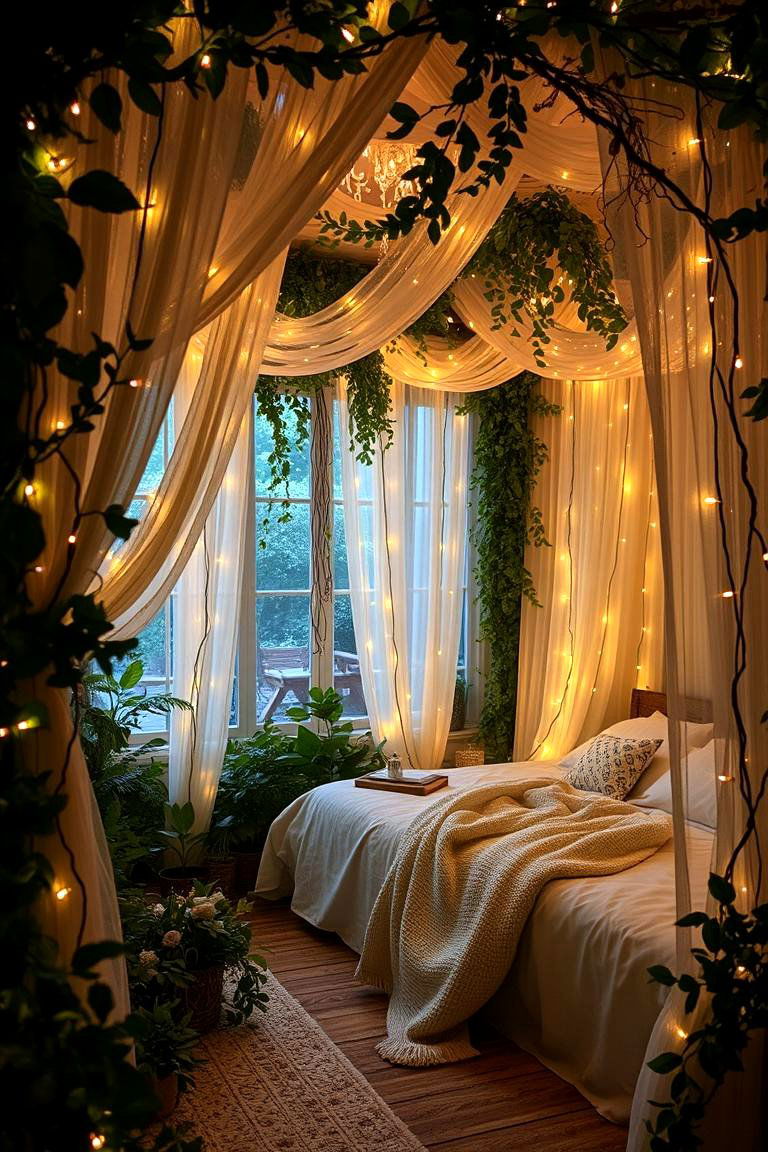 Enchanted Forest Canopy - 24 Fairy-themed Bedroom Ideas