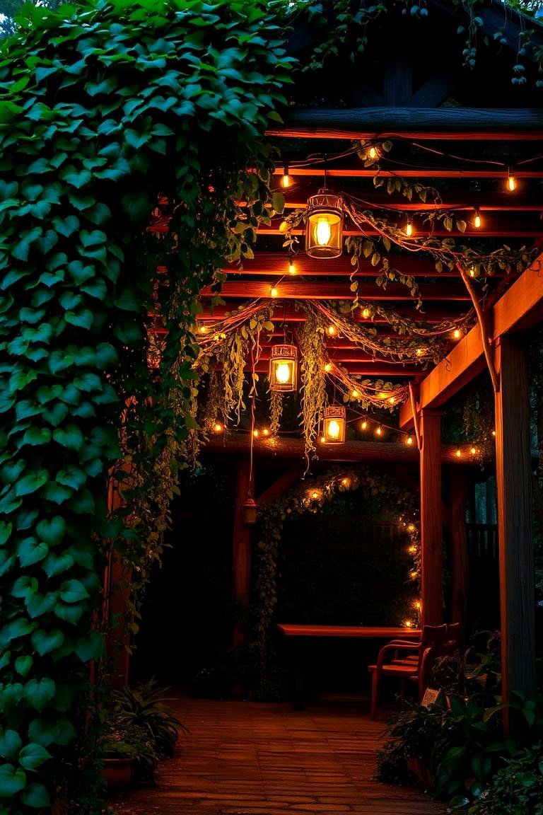 Enchanted Forest Pergola - 24 Patio With a Pergola Ideas