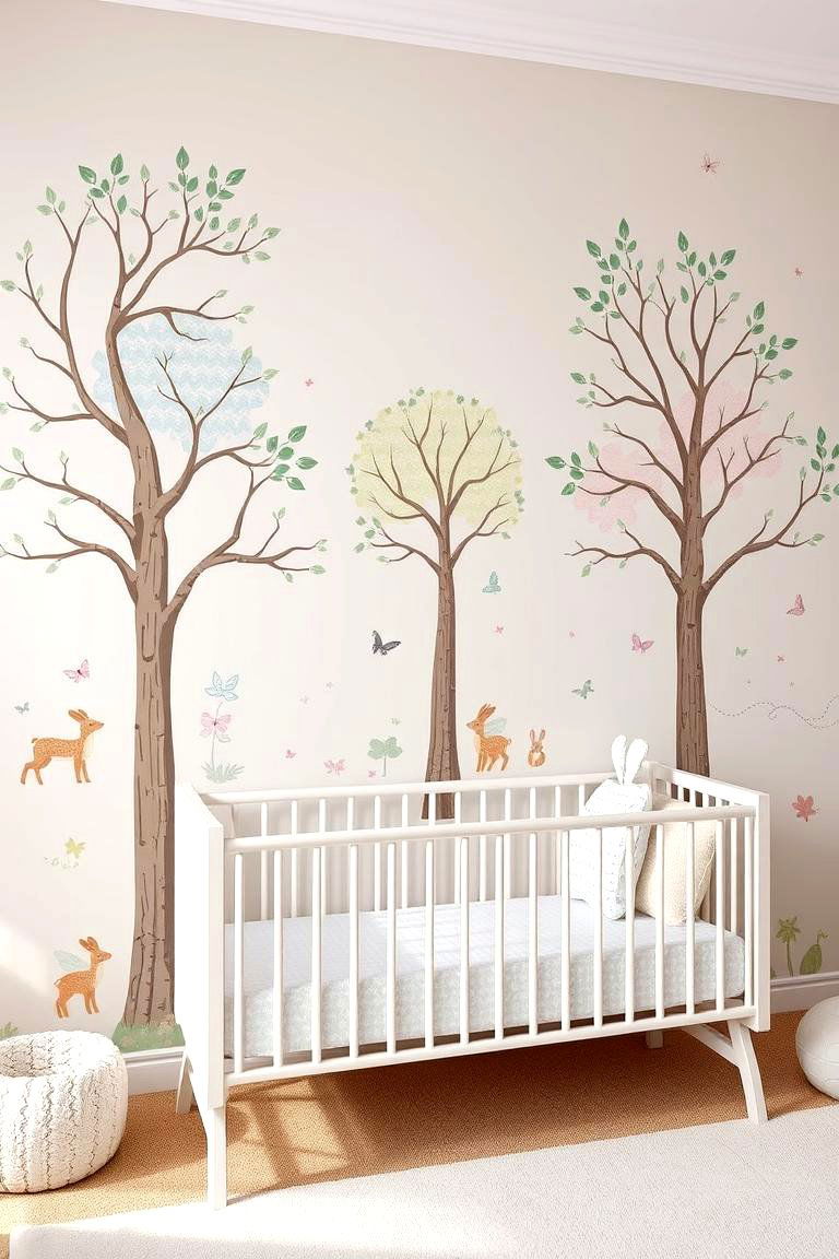 Enchanted Forest Wall Decals - 24 Whimsical Nursery Ideas
