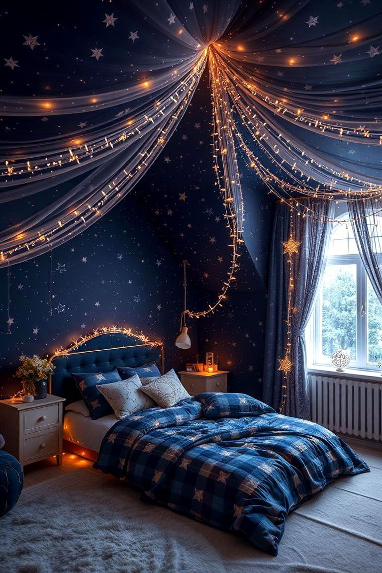 Enchanted Starlight Sanctuary - 24 Fairy-themed Bedroom Ideas
