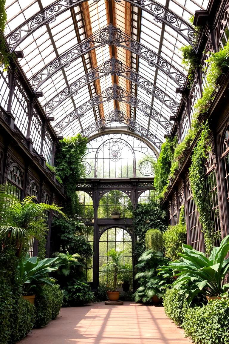 Enchanted Victorian Glasshouse - 24 Fantasy Greenhouse Ideas