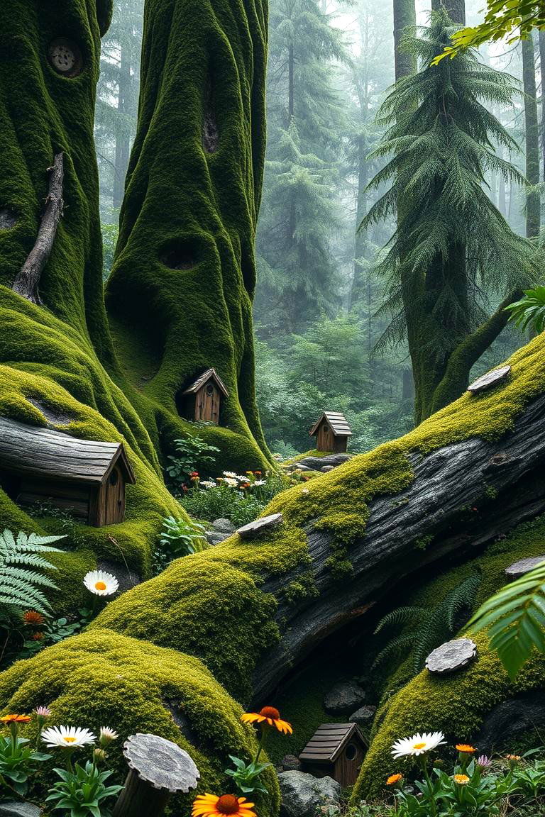 Enchanted Woodland Retreat Fairy Garden - 24 Large Fairy Garden Ideas