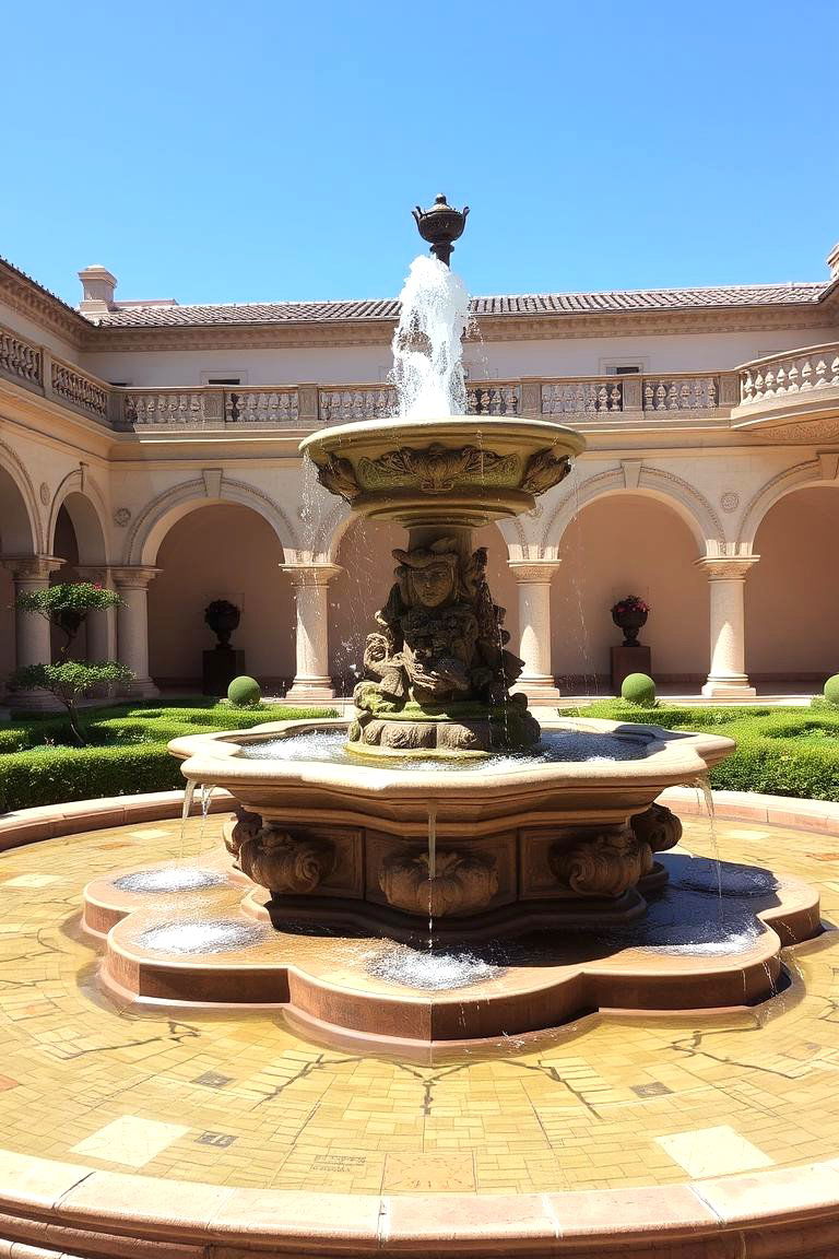 Enchanting Fountains - 24 Spanish Courtyard Ideas