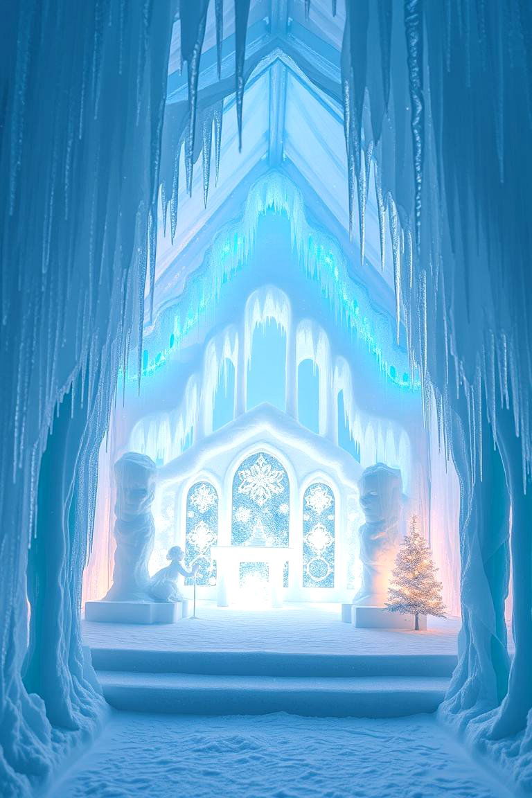 Enchanting Ice Chapel Wedding - 24 Winter Wedding Ideas