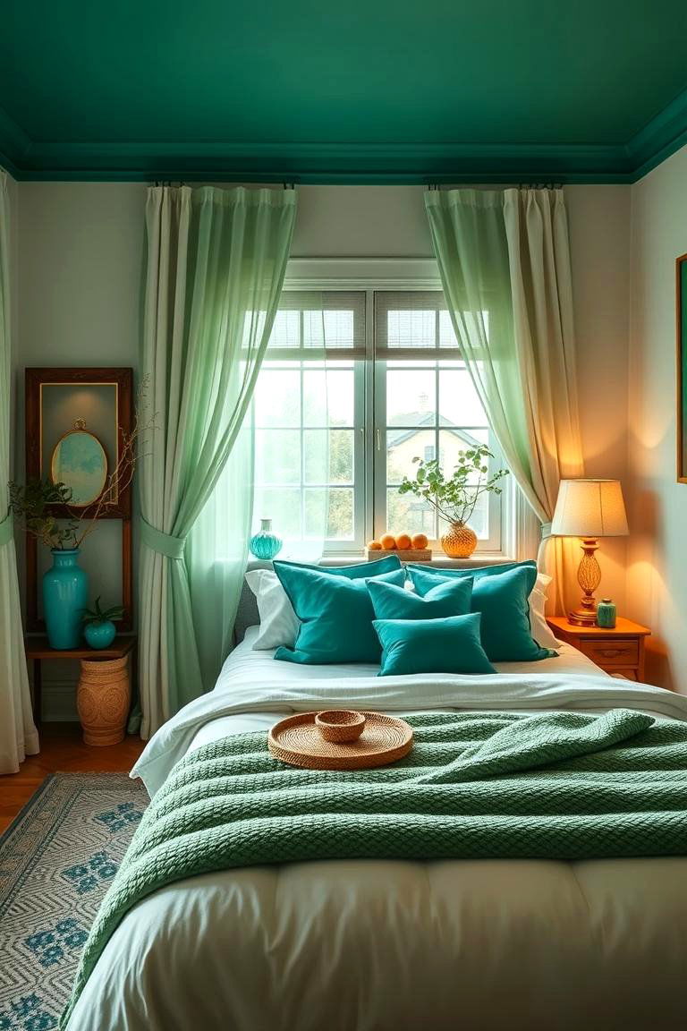 Enchanting Jade Retreat - 24 Jade Green Bedroom Ideas