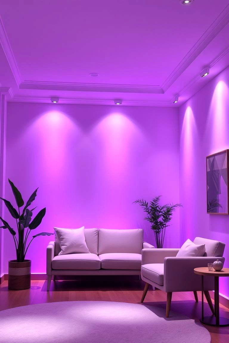 Enchanting Lilac Lighting - 24 Lilac Bedroom Ideas