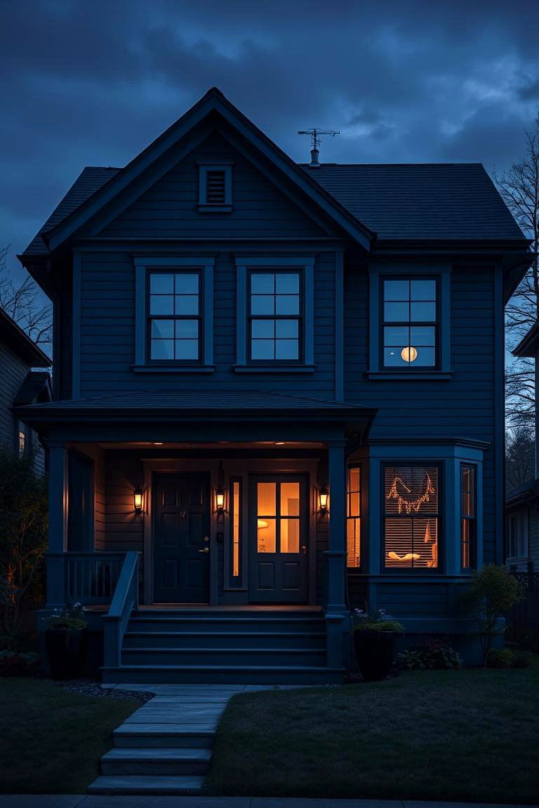 Enchanting Midnight Blue - 24 Blue Exterior House Colors