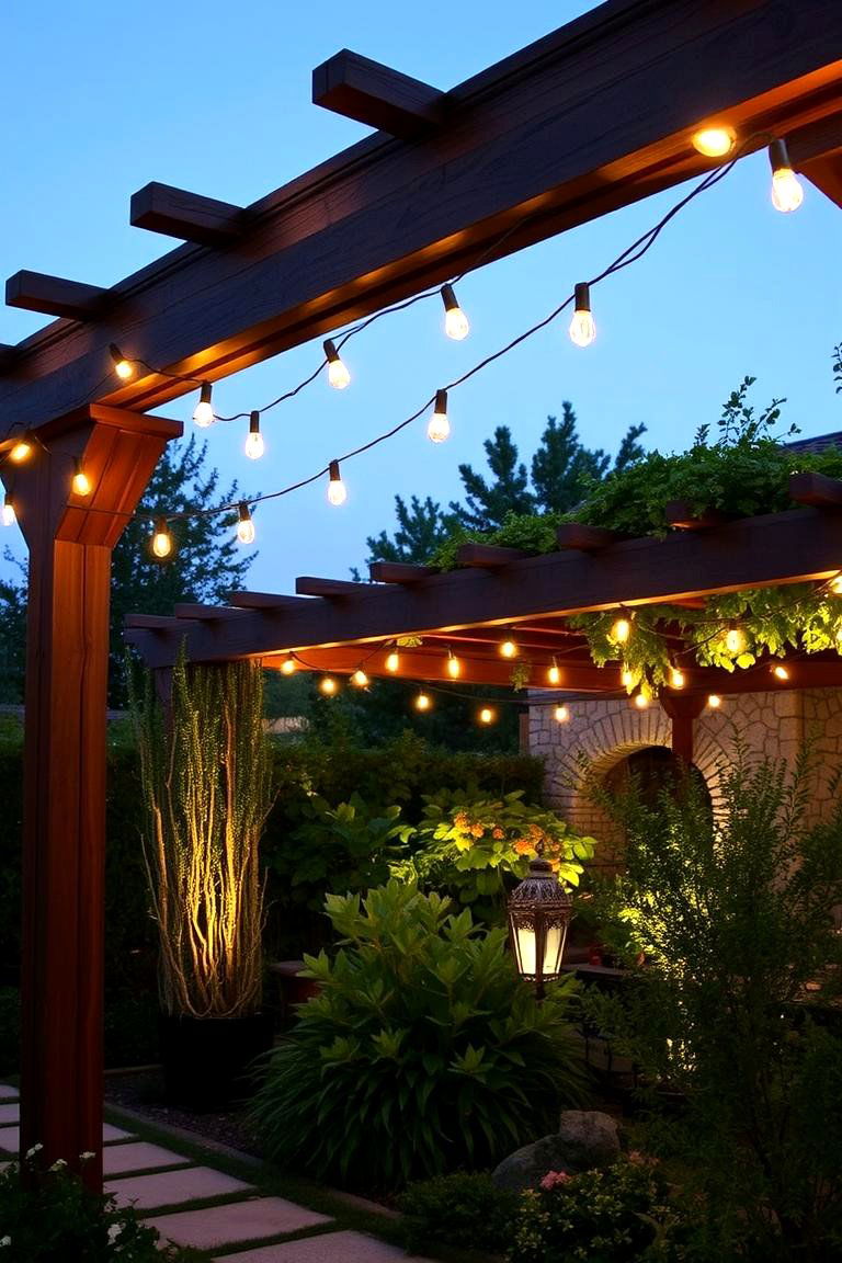 Enchanting Outdoor Lighting - 24 Mediterranean Garden Ideas