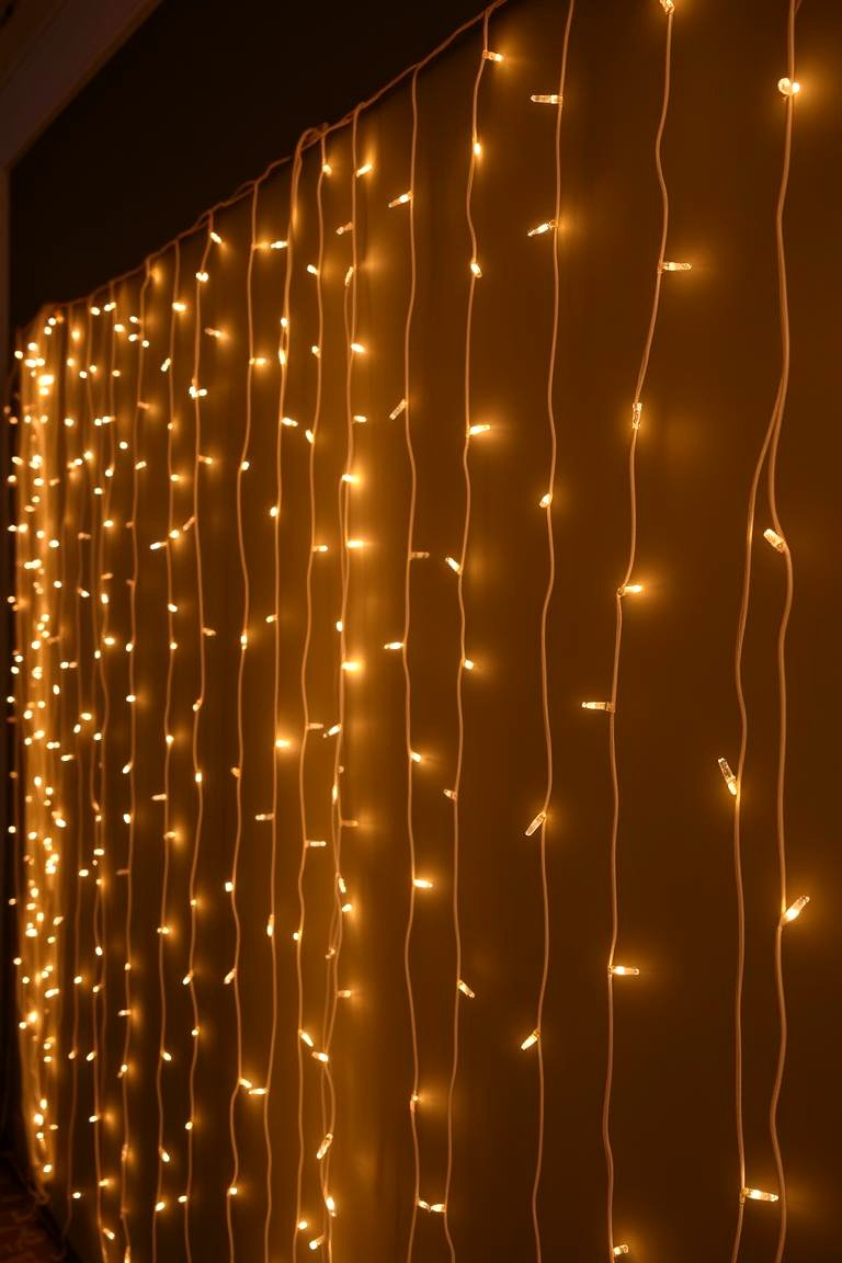 Enchanting String Lights Backdrop - 24 Party Decoration Ideas
