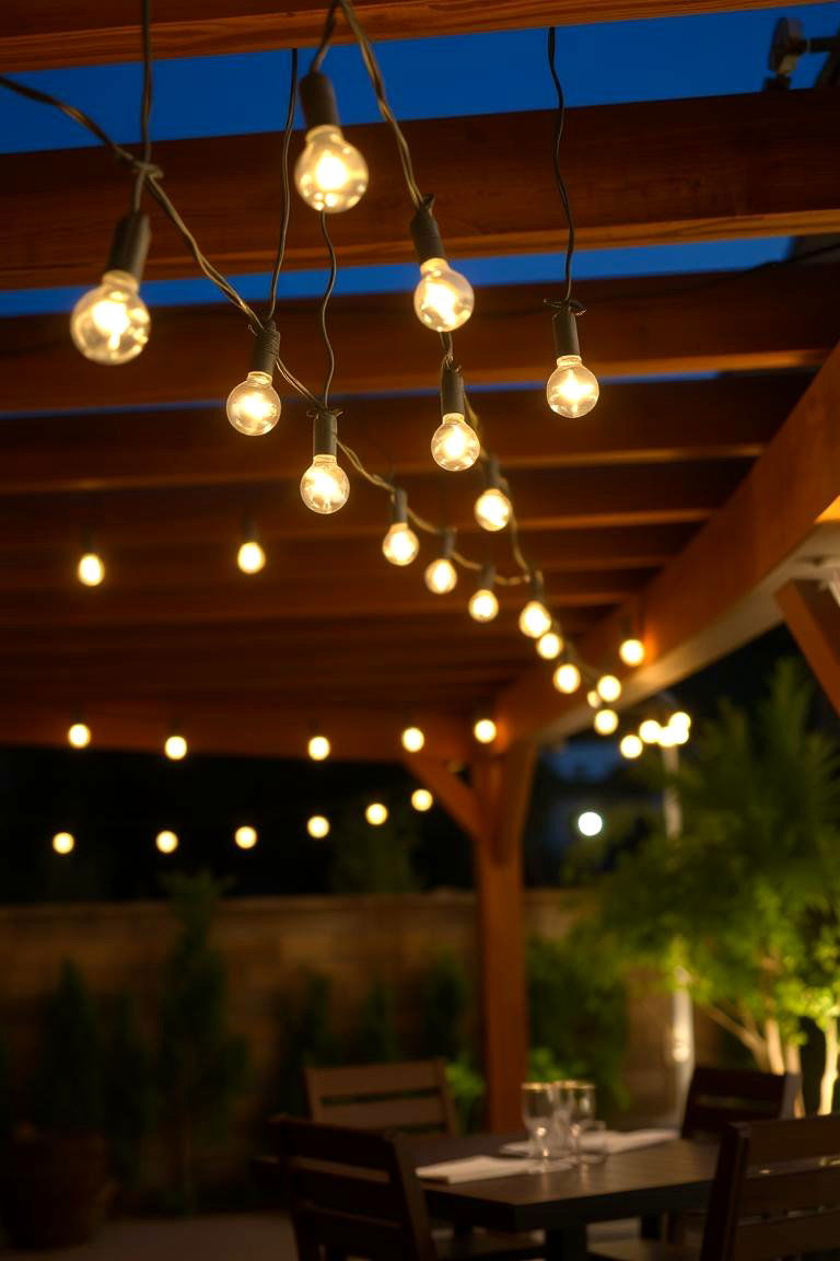 Enchanting String Lights - 24 Outdoor Furniture Ideas
