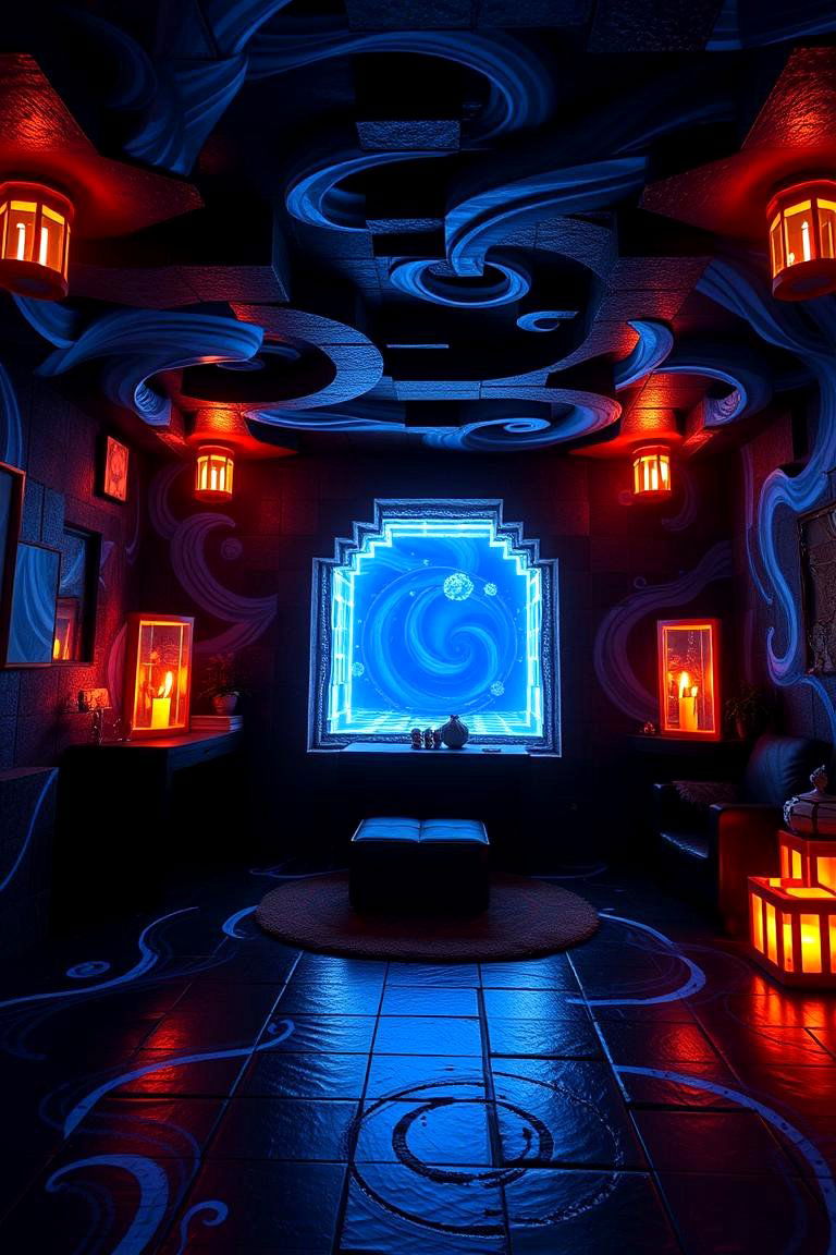 Ender Portal Escape - 24 Minecraft Themed Bedroom Ideas