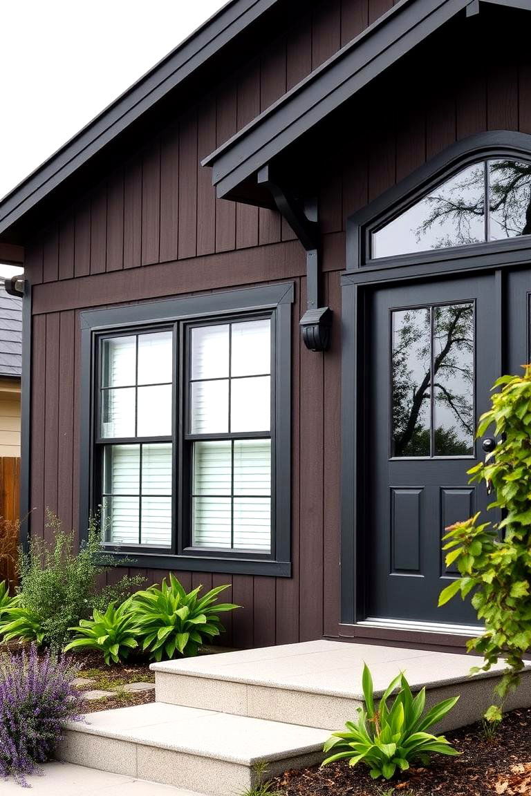 Energy Efficiency and Environmental Benefits - 24 Dark Brown House With Black Trim