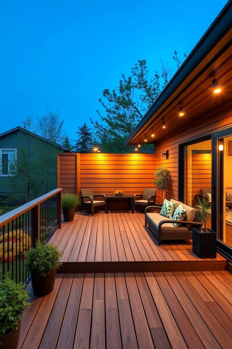 Energy Efficiency and Insulation - 24 Deck With Privacy Wall