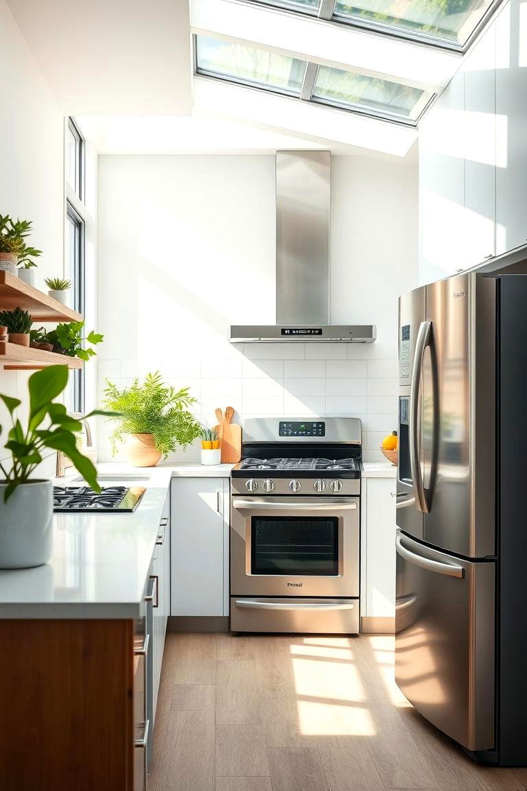 Energy Efficiency that Powers Your Home - 24 Kitchen With Stainless Steel Appliances