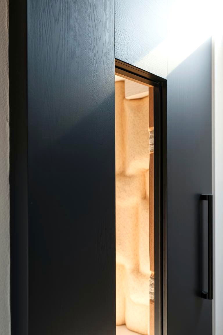 Energy Efficient Door Materials and Design - 24 White House Ideas With Black Doors