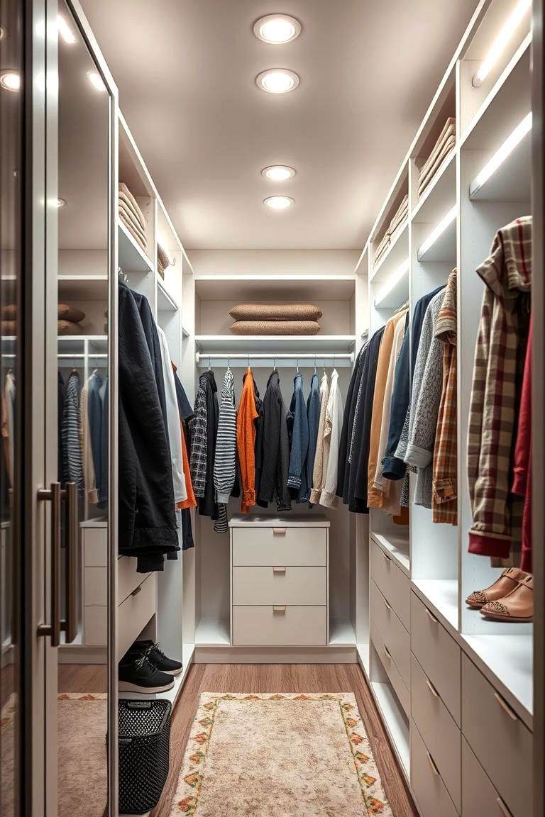Energy Efficient LED Bulbs for Sustainable Brightness - 24 Closet Lighting Ideas