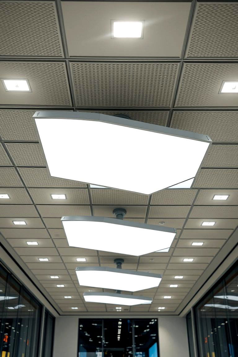 Energy Efficient LED Panels - 24 Drop Ceiling Lighting Ideas