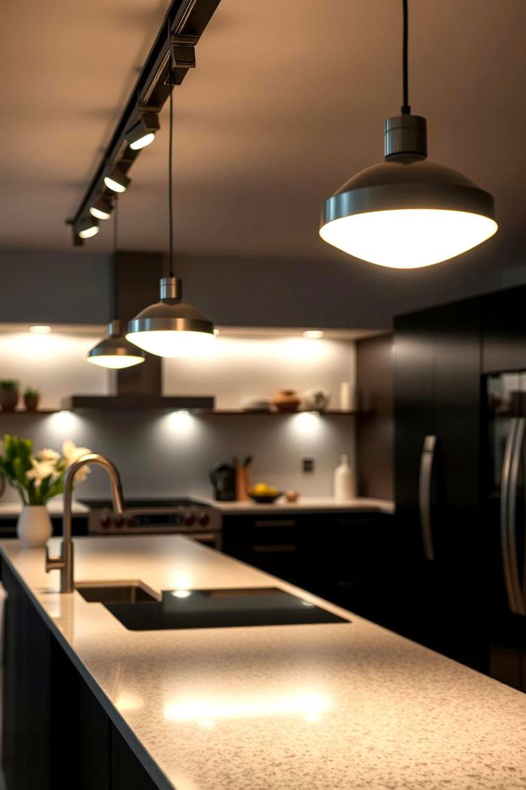 Energy Efficient LED Systems - 24 Kitchen Track Lighting Ideas