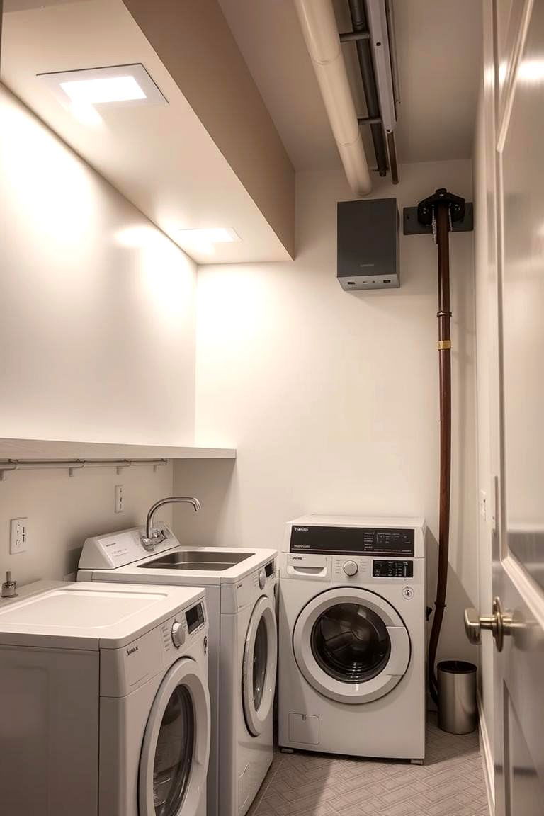 Energy Efficient Lighting Fixtures - 24 Small Utility Room Ideas