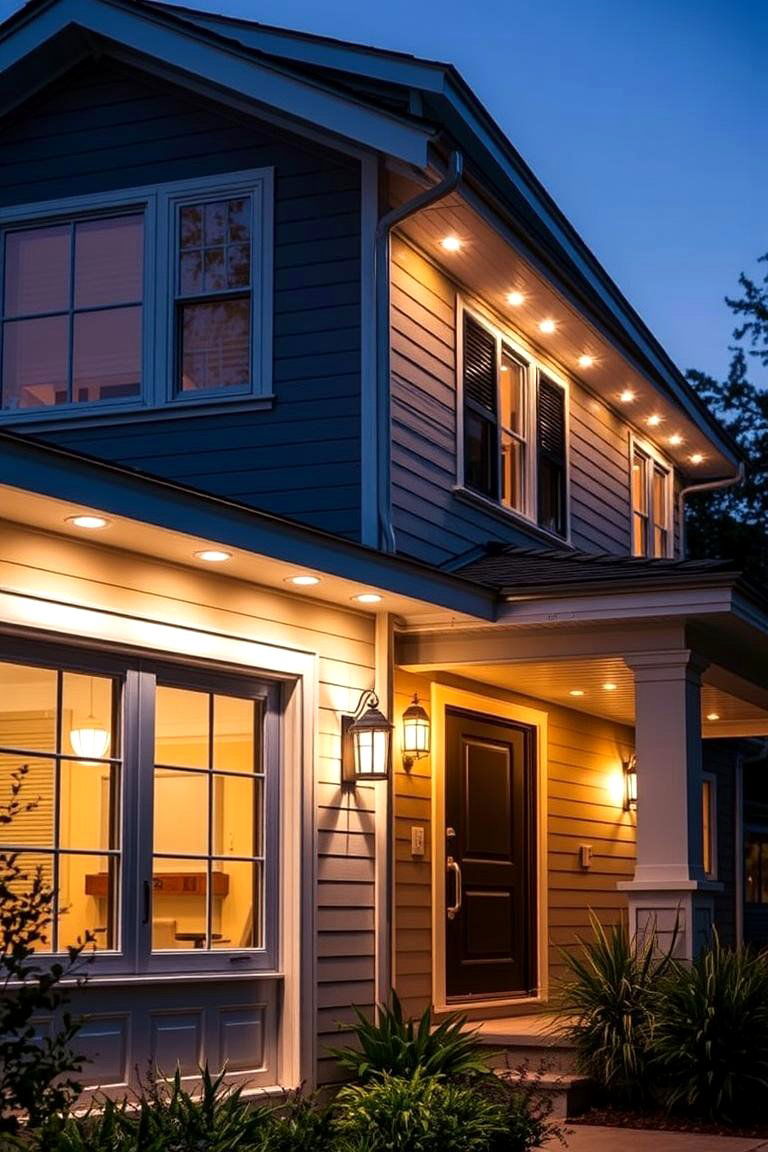 Energy Efficient Soffit Lighting Solutions for Smart Homes - 24 Soffit Lighting Ideas