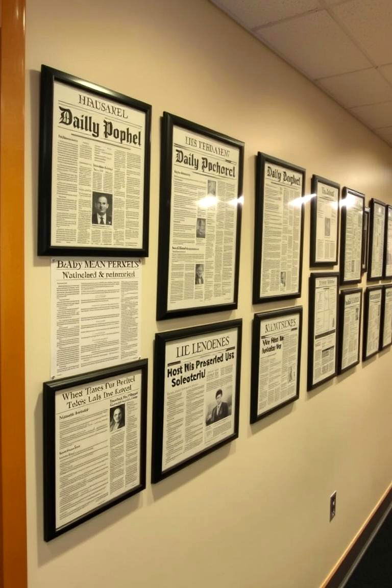 Engaging Daily Prophet Newspaper Display - 24 Harry Potter Decor Ideas