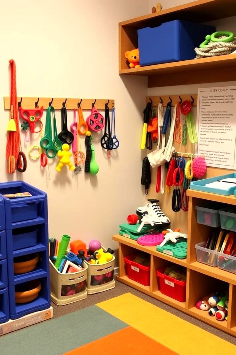Engaging Fidget Toys Station - 24 Sensory Room Ideas