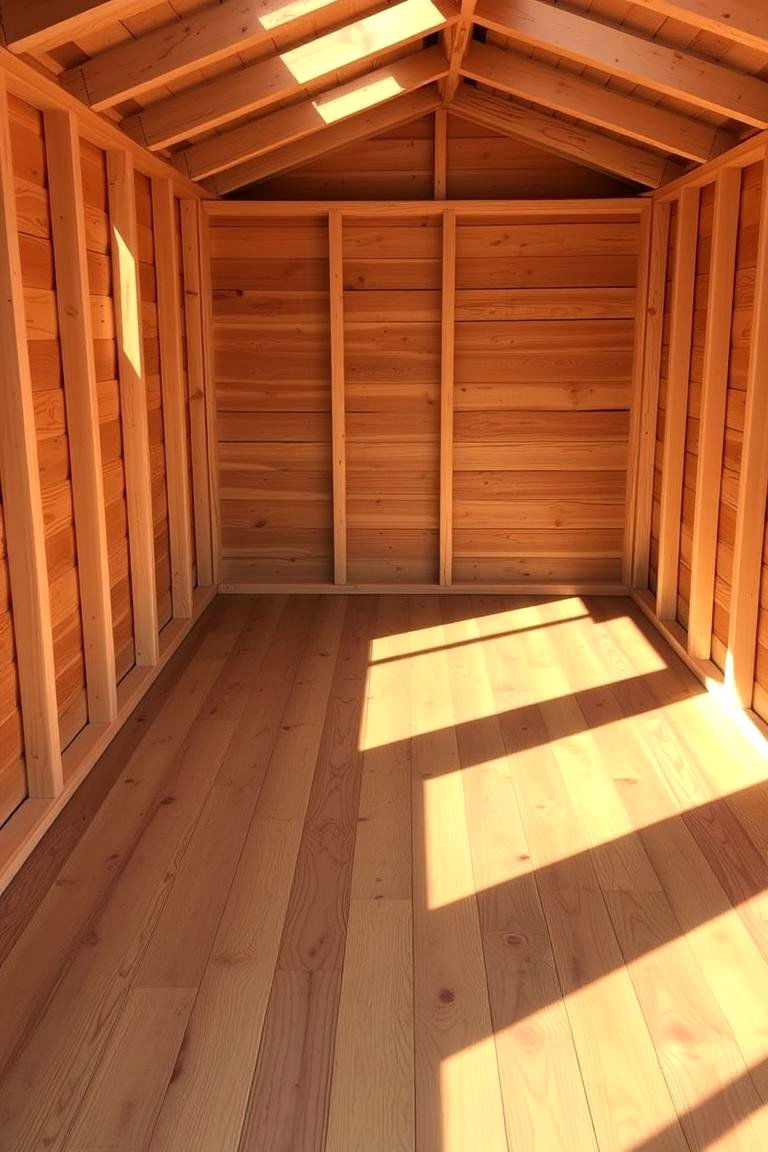Engineered Hardwood Boards - 24 Shed Floor Ideas