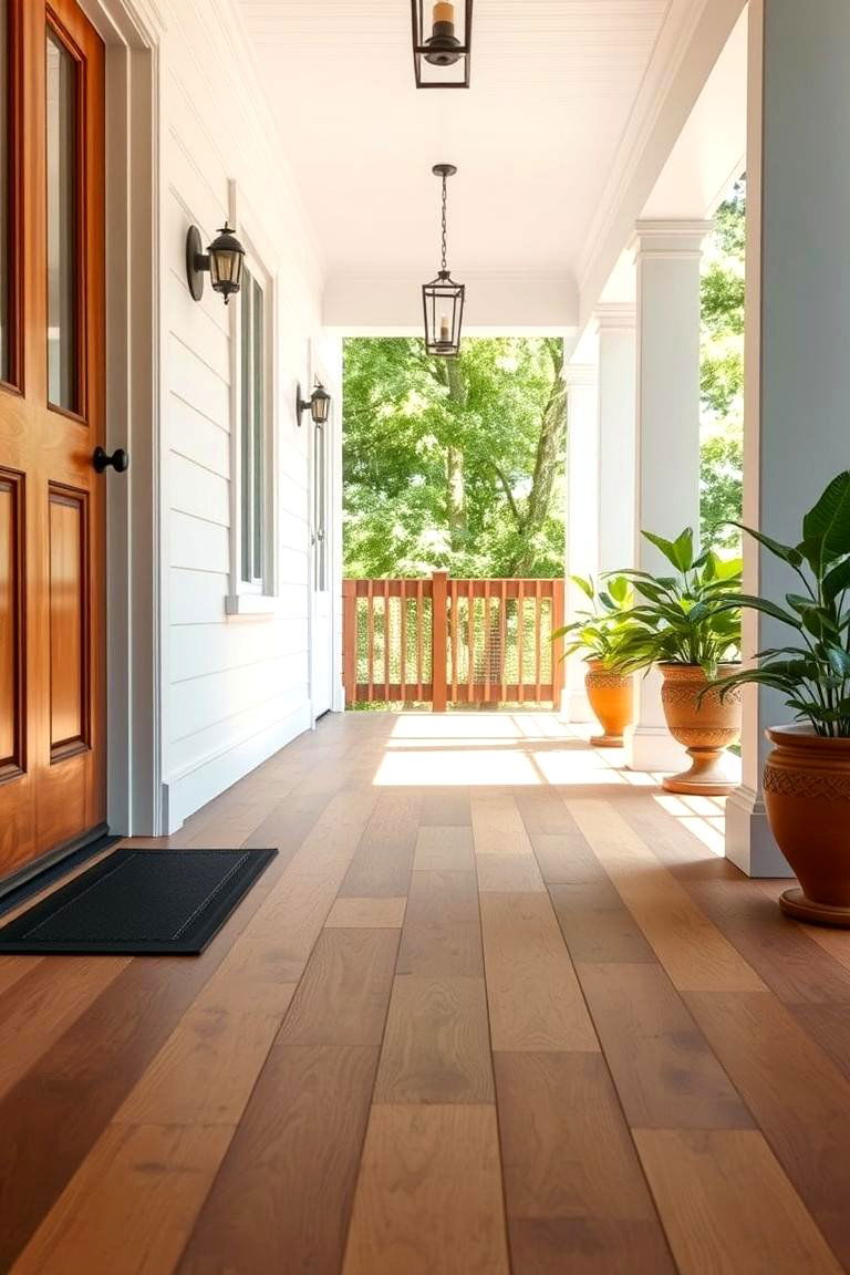 Engineered Wood Flooring - 24 Porch Flooring Options