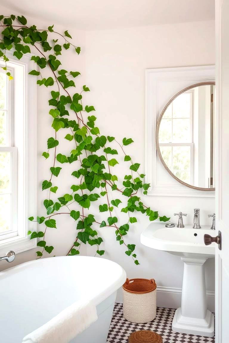 English Ivy Charm - 24 Best Plants for Bathroom