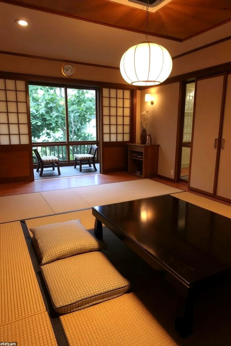 Enhance Comfort with Traditional Floor Cushions Zabuton - 24 Japanese Bedroom Design Ideas