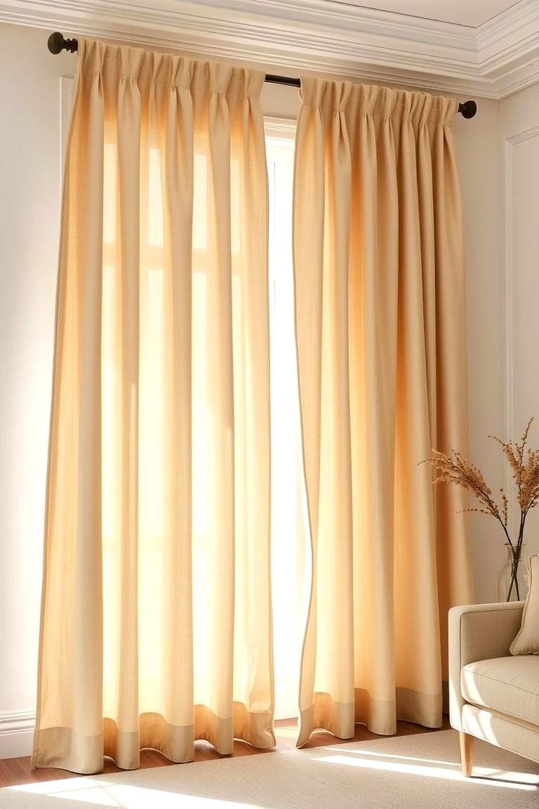 Enhance Privacy and Style with Curtains and Window Treatments - 24 Pinterest Living Room Decor Ideas